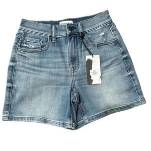 Studio Blue Women's Denim Cotton Blend Shorts in Crossroads Wash Size 25 NWT